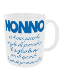 Tazza mug ceramica in scatola - Nonno sei il mio piccolo angolo di paradiso...
