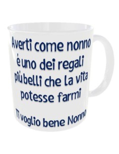 Tazza mug ceramica in scatola - Averti come nonno è uno dei regali più belli che la vita potesse farmi