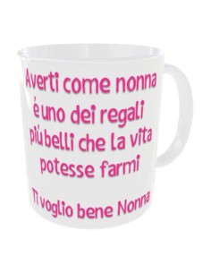 Tazza mug ceramica in scatola - Averti come nonna è uno dei regali più belli che la vita potesse farmi