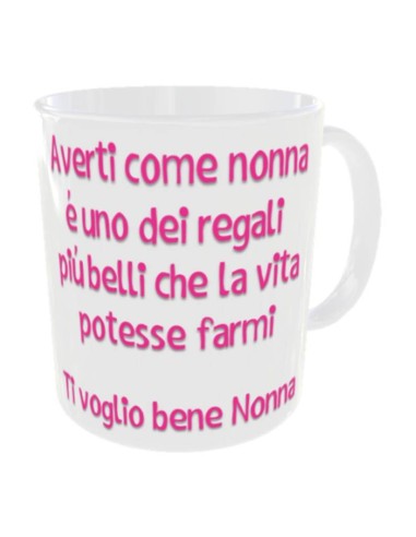 Tazza mug ceramica in scatola - Averti come nonna è uno dei regali più belli che la vita potesse farmi