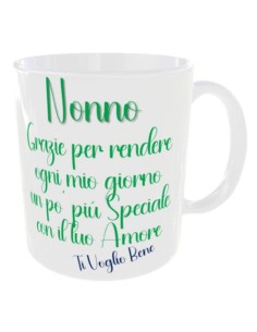 Tazza mug ceramica in scatola - Nonno grazie per rendere ogni mio giorno un pò più speciale...