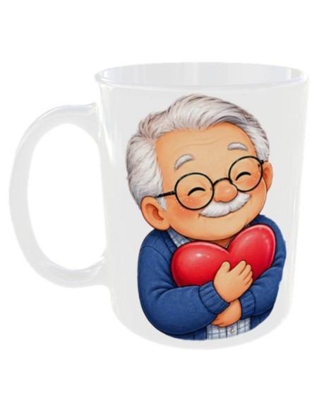 Tazza mug ceramica in scatola - Nonno sei la mia forza, il mio esempio e il mio punto di riferimento