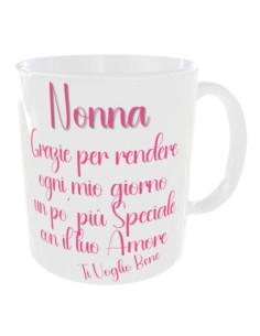 Tazza mug ceramica in scatola - Nonna grazie per rendere ogni mio giorno un pò più speciale con il tuo amore