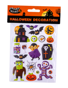 Stickers in bustina mostriciattoli Halloween 2
