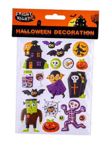 Stickers in bustina mostriciattoli Halloween