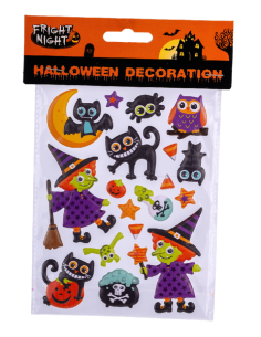 Stickers in bustina streghette Halloween 2