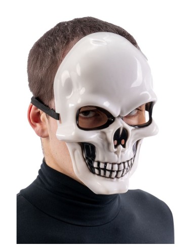 Maschera scheletro in plastica