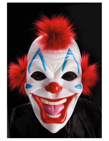 Maschera in plastica rigida Clown