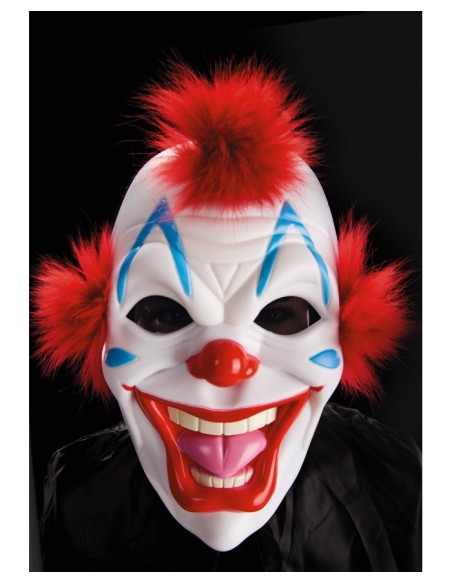 Maschera in plastica rigida Clown