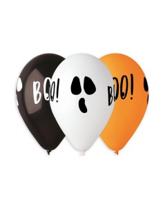 Palloncini lattice 13" Halloween - Blister 5 pezzi assortiti