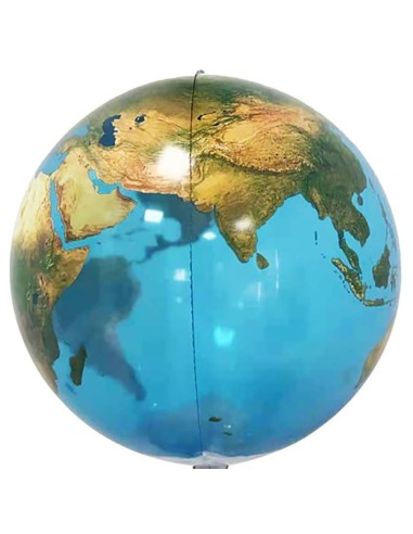Palloncino mylar sfera 22" - Mappamondo