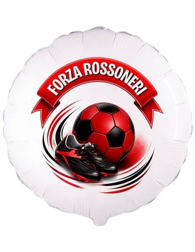 Palloncino mylar 18" Cm. 45 - Forza Rossoneri