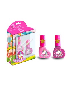 Set 2 smalti in confezione regalo - Unicorno
