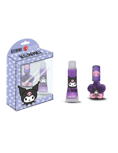 Set smalto e lipgloss in confezione regalo - Kuromi