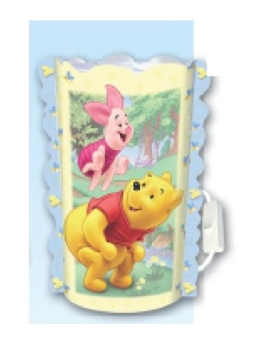 Lampada tavolo baby ovale Winnie Pooh
