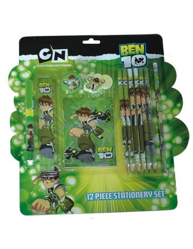 Blister scuola 12 pezzi Ben 10 Cm. 24x30