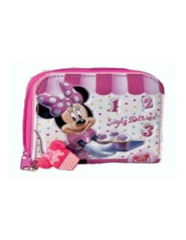 Portafoglio con zip Minnie numeri Cm....