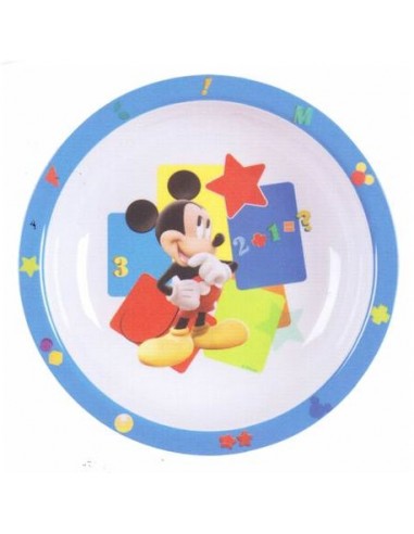 Piatto fondo melamina Topolino Shapes...