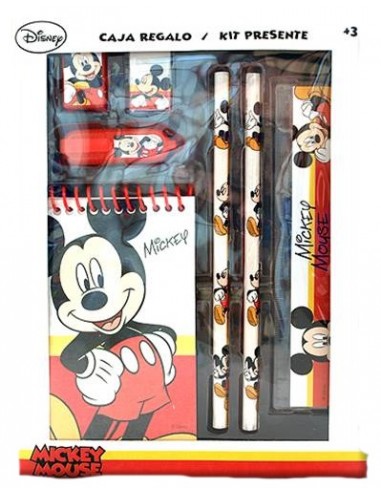 Set regalo cancelleria Topolino 7 pezzi