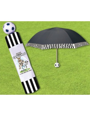 Ombrello corto richiudibile Bianconero