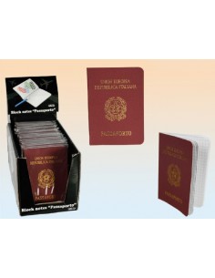 Block notes passaporto