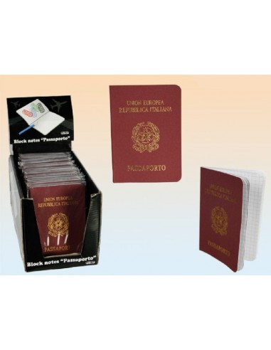 Block notes passaporto