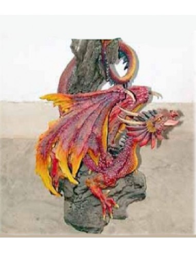 Drago resina colorato maxi Cm. 64