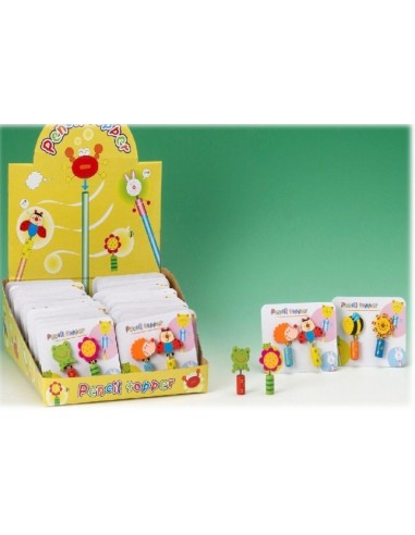 Set 2 topper per matita Animali