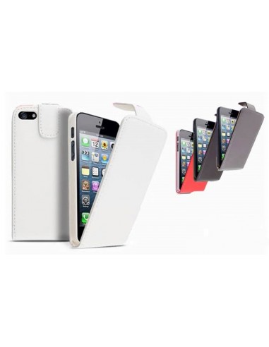 Cover con flip ecopelle Iphone 4