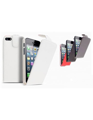 Cover con flip ecopelle Iphone 5