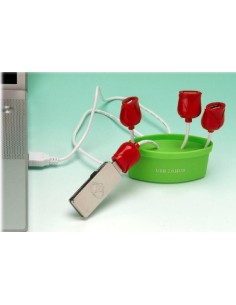 Hub USB vaso tulipani 4...