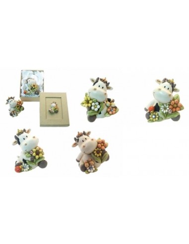 Mucca Lola resina media cm. 7 in...