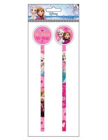Set 2 matite con gomma Frozen