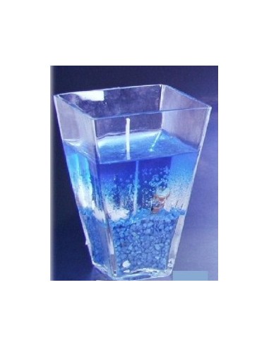 Candela gel vaso grande mare