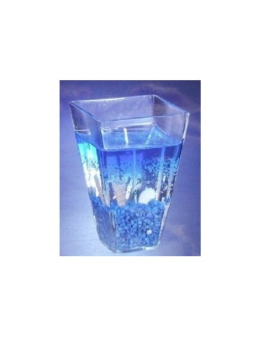 Candela gel vasetto cubo mare piccolo