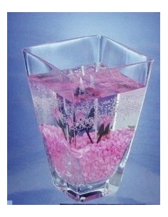 Candela gel vasetto cubo...