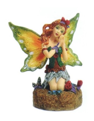 Fatina resina in ginocchio Cm. 10