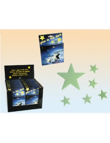 Stelle fosforescenti assortite in 3...