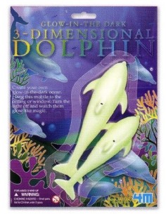 Delfini 3D fosforescenti da...