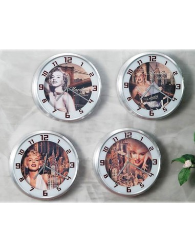 Orologio da parete tondo cromato cm....