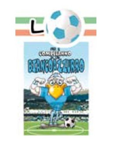 Biglietto auguri maxi calcio - Lazio
