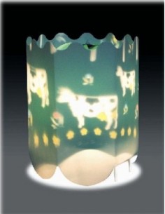 Lampada girevole a calore...