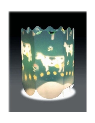 Lampada girevole a calore esagonale...