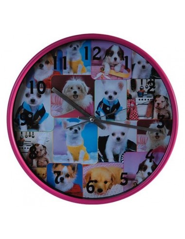 Orologio da parete tondo cani cm. 30
