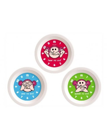 Orologi da parete Le tre scimmiette -...