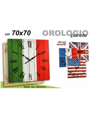 Orologio da parete maxi bandiere...
