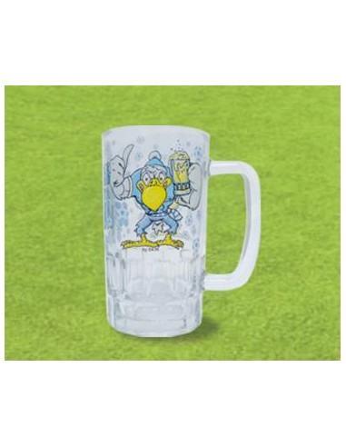 Boccale in vetro calcio Lazio 50 Cl.