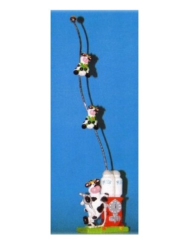 Portafoto magnetico mucca verticale