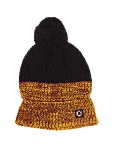 Cappello cuffia con pon pon bicolore...