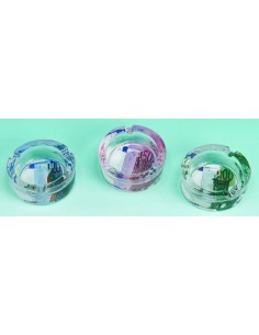 Posacenere tondo crystal euro